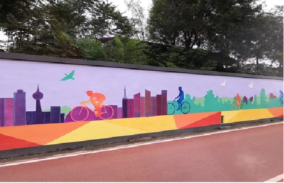 池州墙体彩绘-围墙