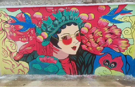 池州墙体彩绘-网红墙