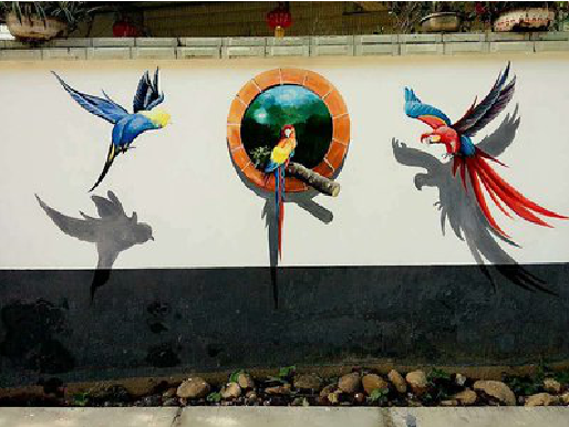 池州视觉错位-3D墙绘设计