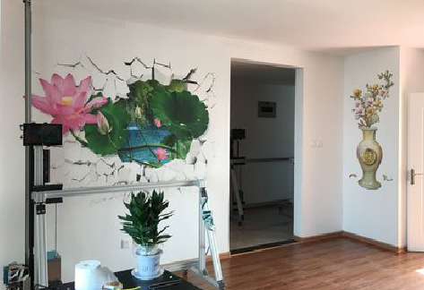 池州墙体彩绘相比墙纸的优势。