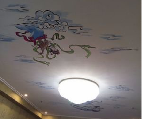 池州如何快速绘制天花板上的手绘墙？