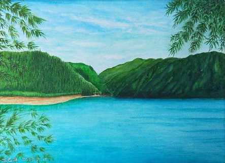 池州在墙绘中，如何绘画绿水青山？