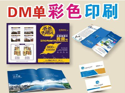 池州单页印刷，色彩搭配简单。
